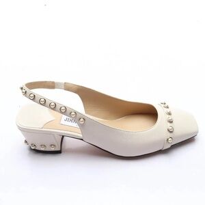 Jimmy Choo Cream Studded Women's Shoes